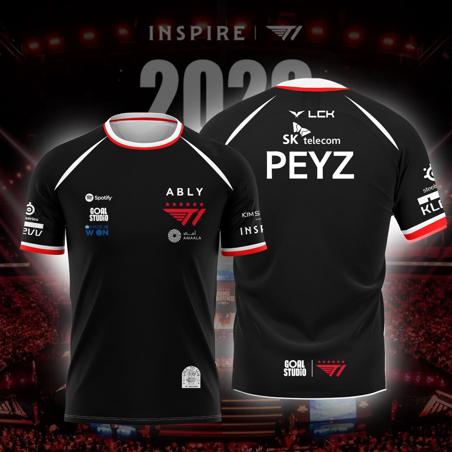 Esports Gaming Sleeve - 2026 NEW T1 ESPORTS TEAM JERSEY