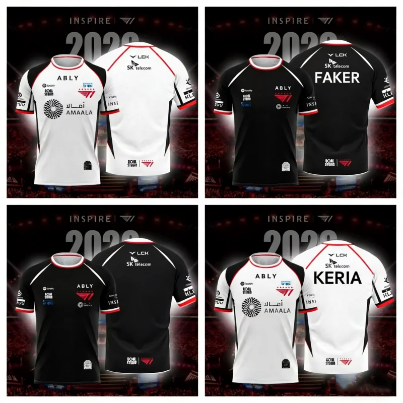 Esports Gaming Sleeve - 2026 NEW T1 ESPORTS TEAM JERSEY