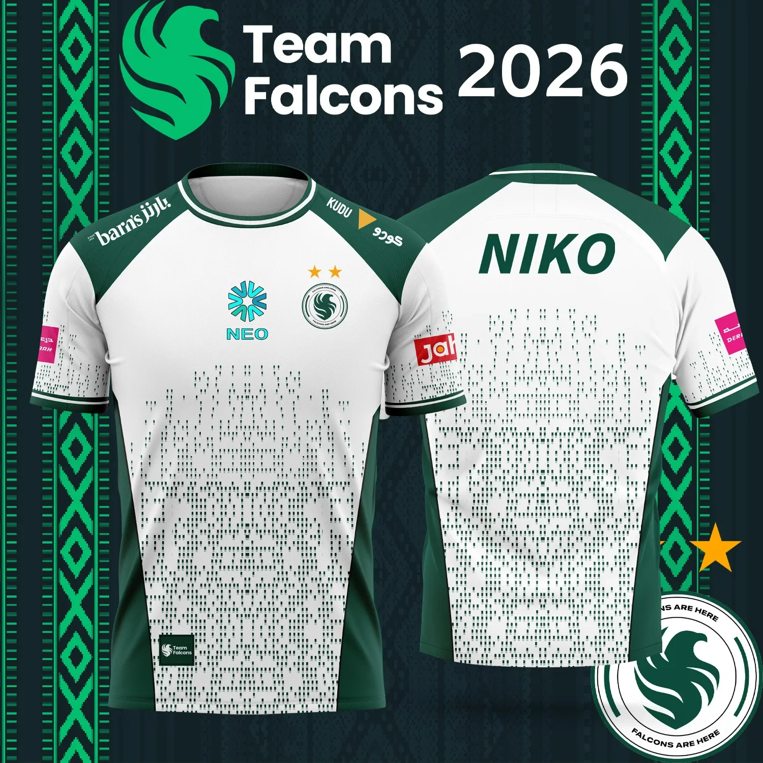 Esports Gaming Sleeve - 2026 New TEAM Falcons Esports Team