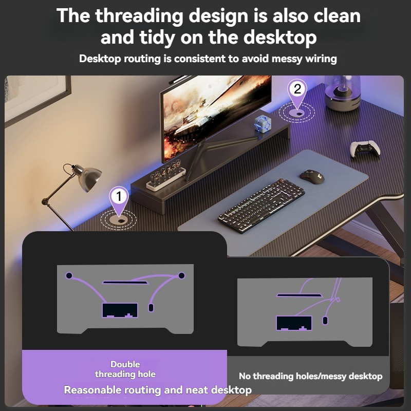 Computer desk, home desk, stud - Esports Gaming School recension och pris