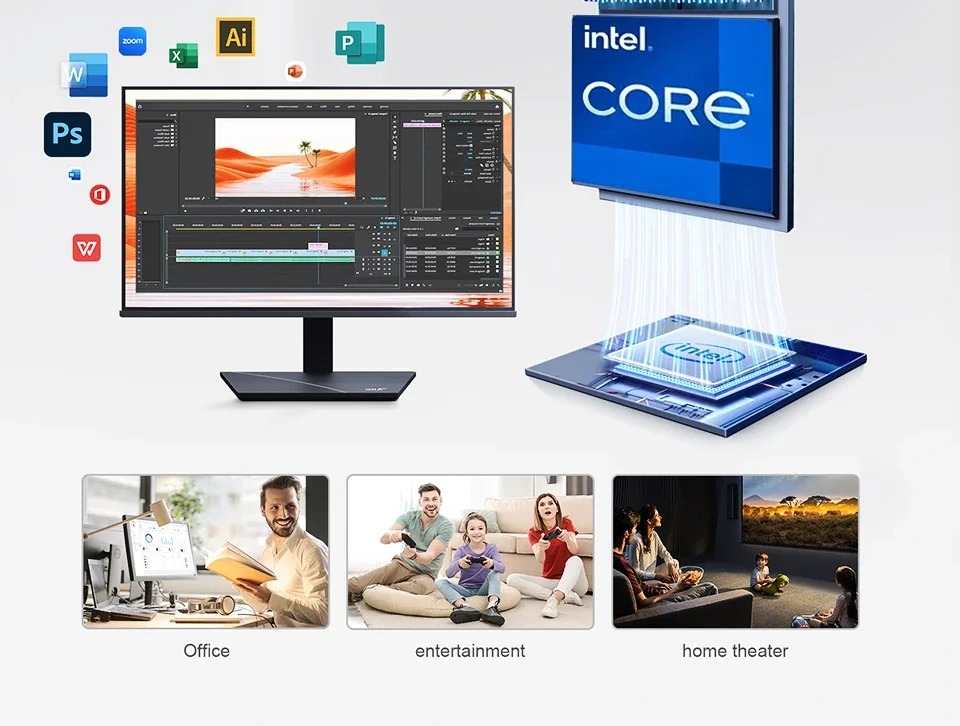 NEW MINI PC Computer Intel Cor - Esports Gaming Sleeve recension och pris