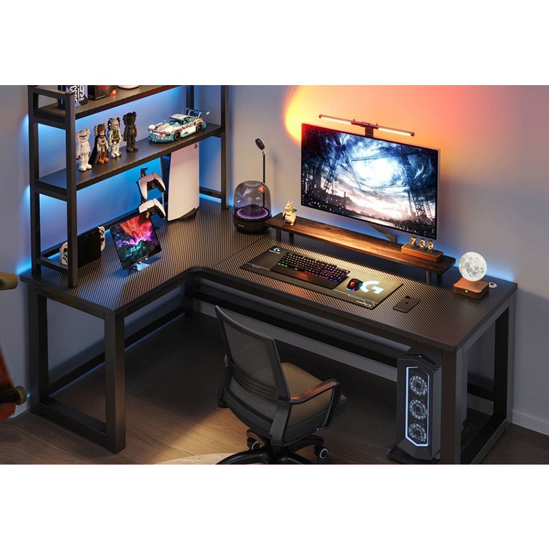 L Shaped Corner Computer Gamin - Esports Gaming School recension och pris