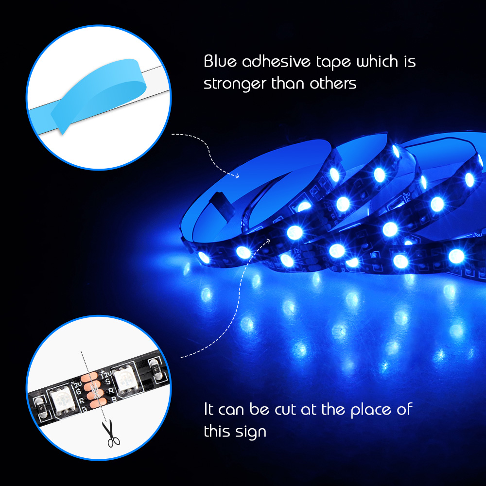 RGB Gaming LED Strip Light 1 t - Esports Gaming Splitter recension och pris