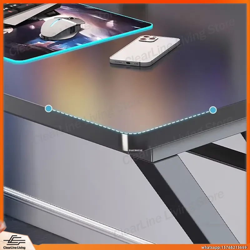 Double Computer Desk Long Gami - Esports Gaming School recension och pris