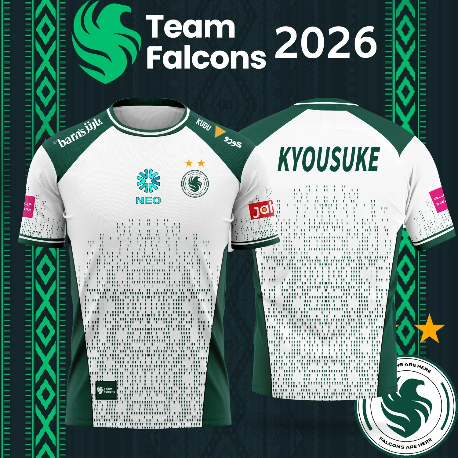 2026 New TEAM  Falcons   Espor - Esports Gaming Sleeve recension och pris
