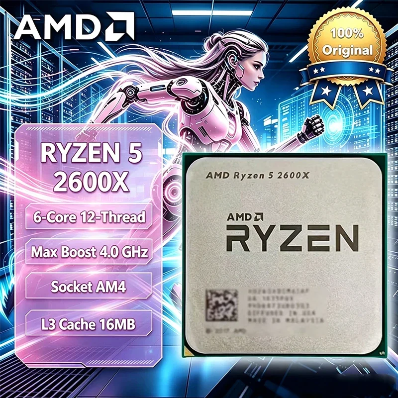 AMD R5 2600X 12nm AM4 Desktop  - Esports Gaming recension och pris