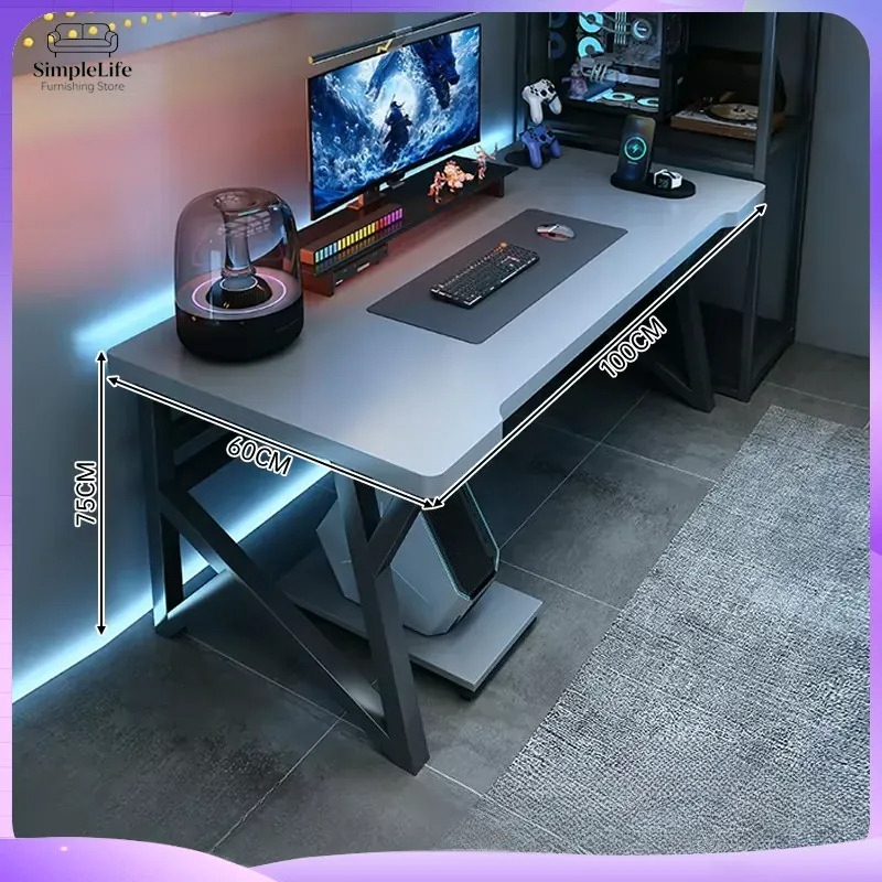 Modern Double Computer Desk fo - Esports Gaming School recension och pris
